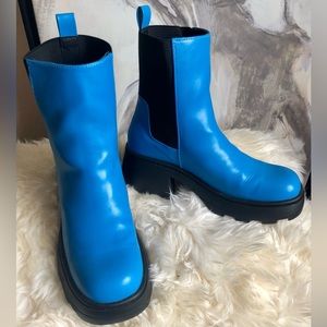 Electric Blue Chelsea Boot